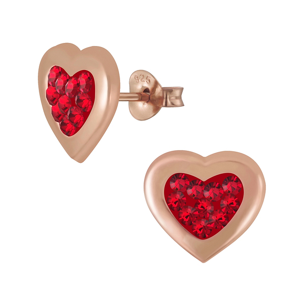 Wholesale Silver Heart Stud Earrings