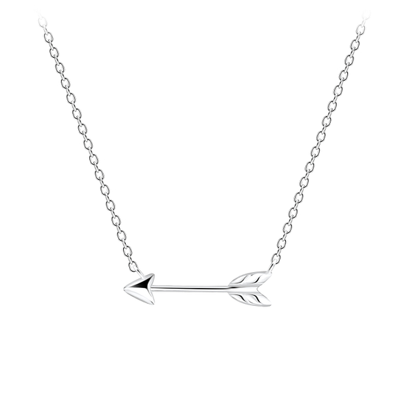 Wholesale Silver Arrow Necklace