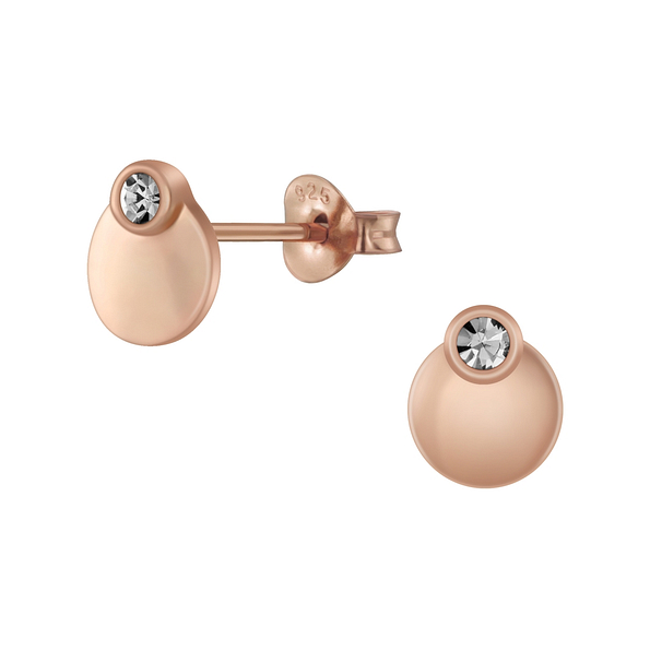 Wholesale Silver Round Stud Earrings