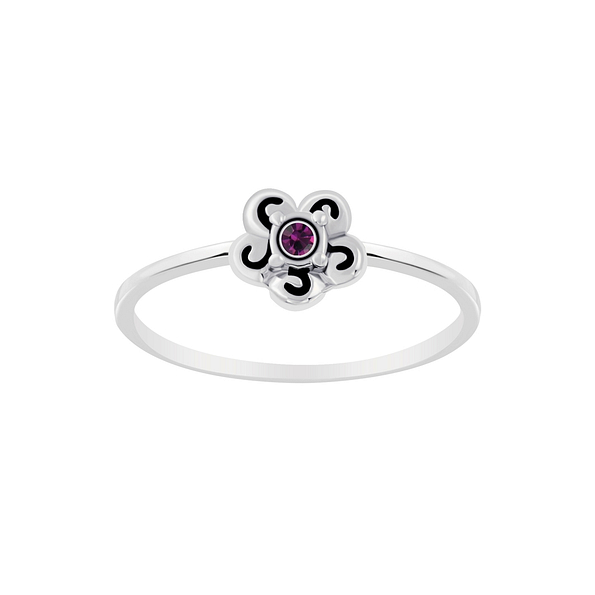 Wholesale Silver Flower Ring