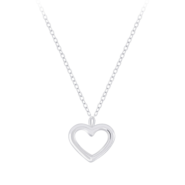 Wholesale Silver Heart Necklace