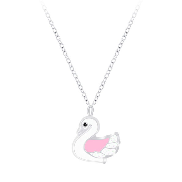 Wholesale Silver Swan Necklace