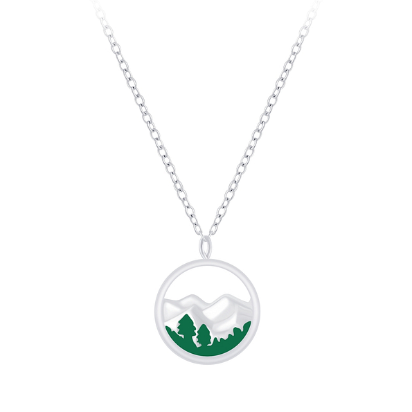 Wholesale Silver Mountain Necklace