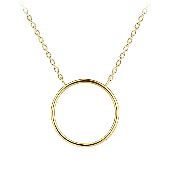 Wholesale Silver Circle Necklace