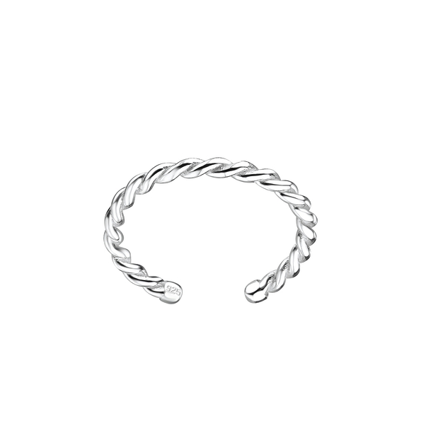 Wholesale Silver Twisted Toe Ring