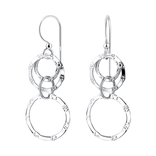 Wholesale Silver Circle Earrings