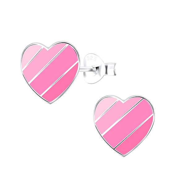 Wholesale Silver Heart Stud Earrings