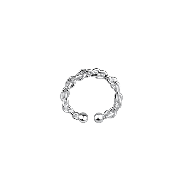 Wholesale Silver Twisted Ear Cuff