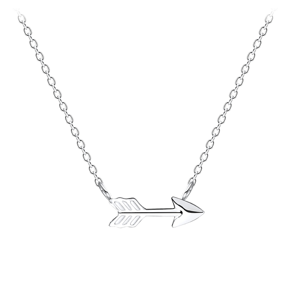 Wholesale Silver Arrow Necklace