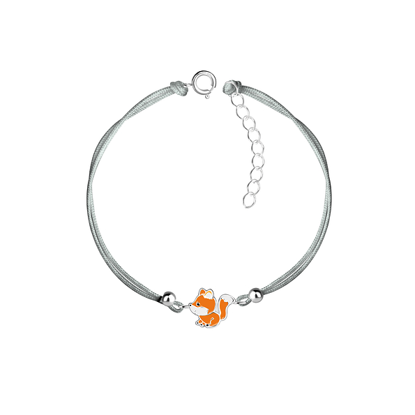 Wholesale Silver Fox Cord Bracelet