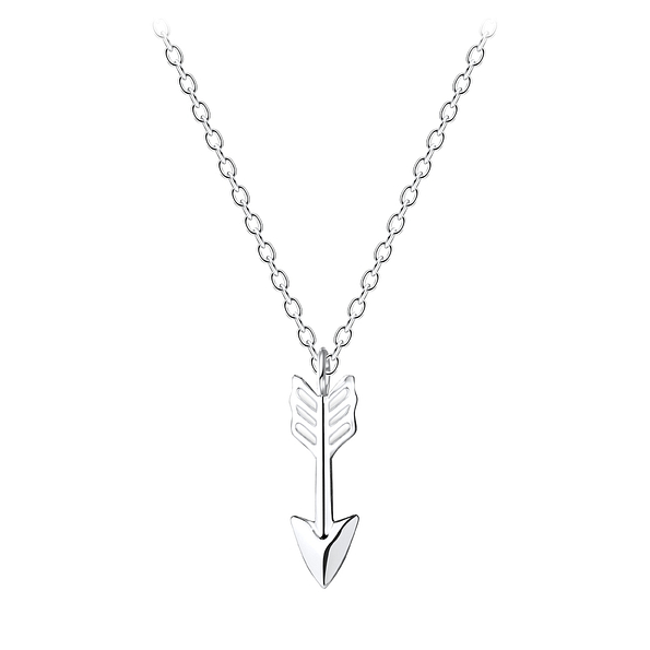 Wholesale Silver Arrow Necklace