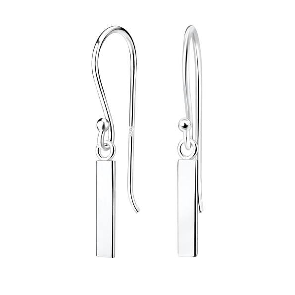 Wholesale Silver Bar Earrings