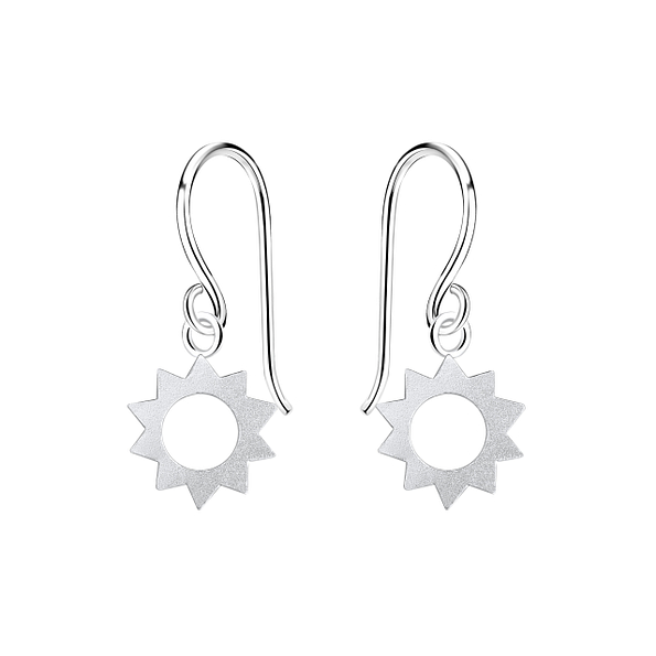 Wholesale Silver Sun Earrings