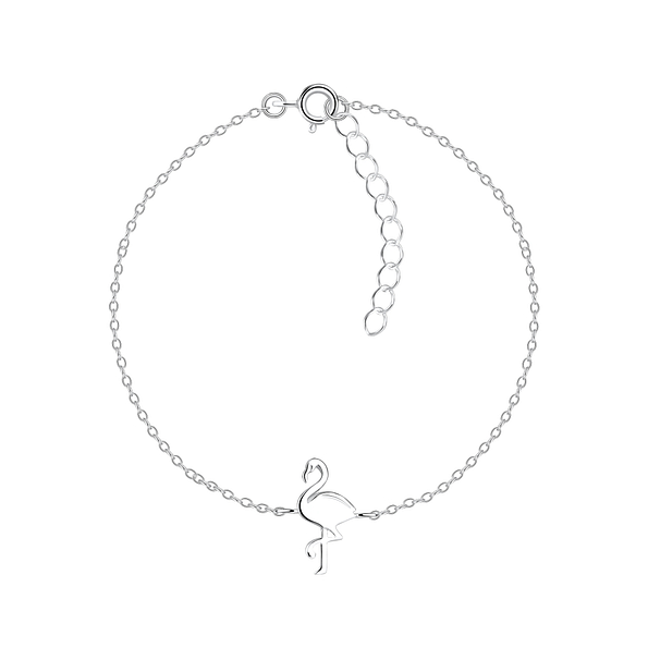 Wholesale Silver Flamingo Bracelet