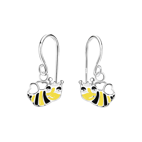 Wholesale Silver Bee Earrings