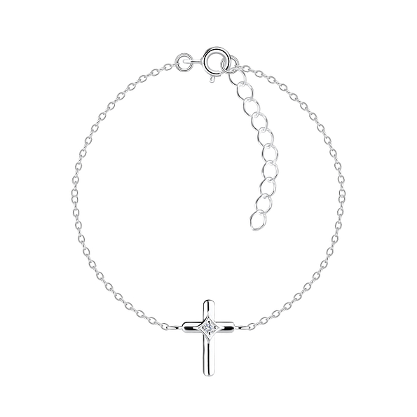 Wholesale Silver Cross Bracelet