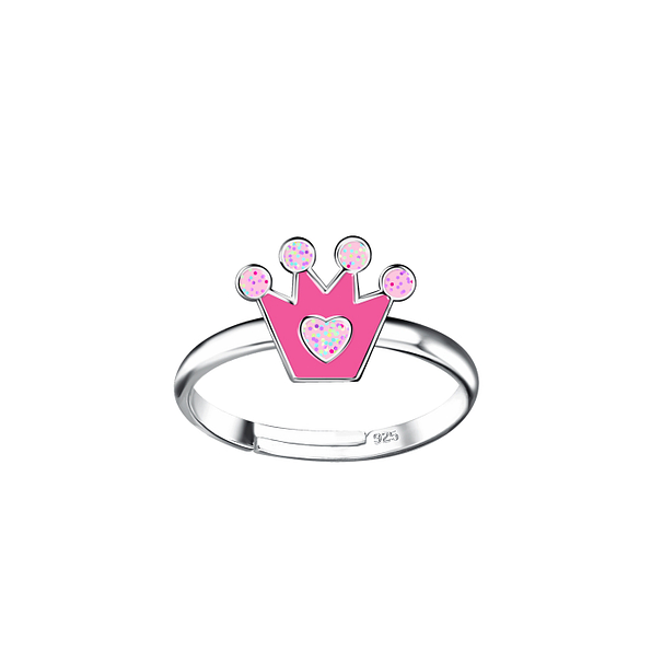 Wholesale Silver Crown Adjustable Ring