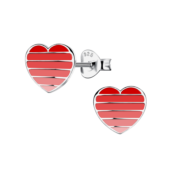 Wholesale Silver Heart Stud Earrings