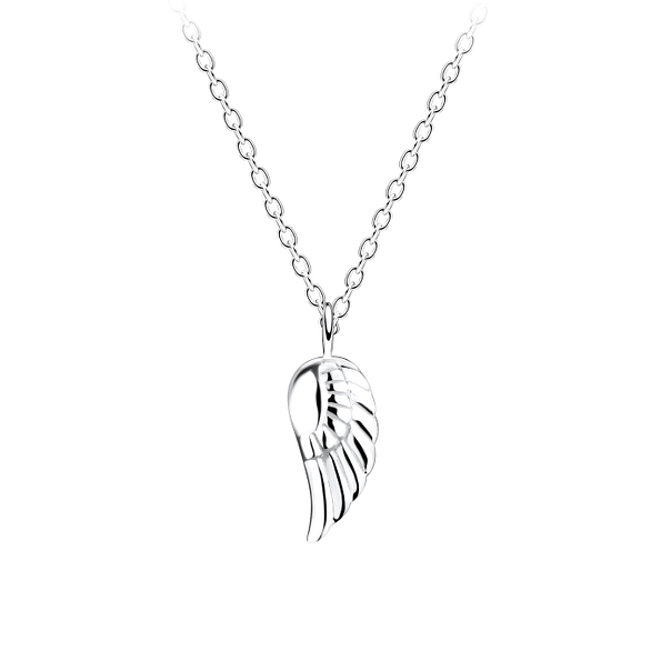 Wholesale Silver Wing Necklace