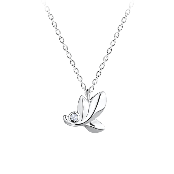 Wholesale Silver Leaf Necklace