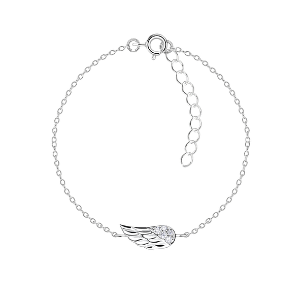 Wholesale Silver Wing Bracelet