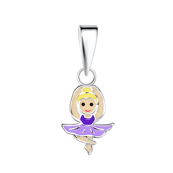 Wholesale Silver Ballerina Pendant