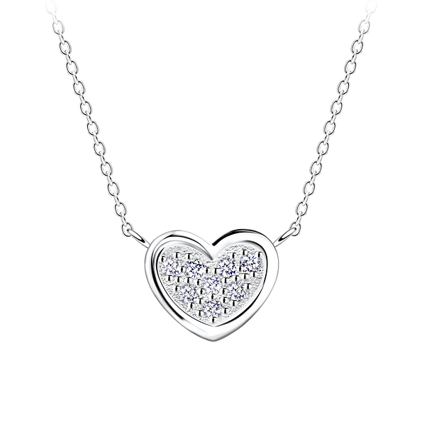 Wholesale Silver Heart Necklace