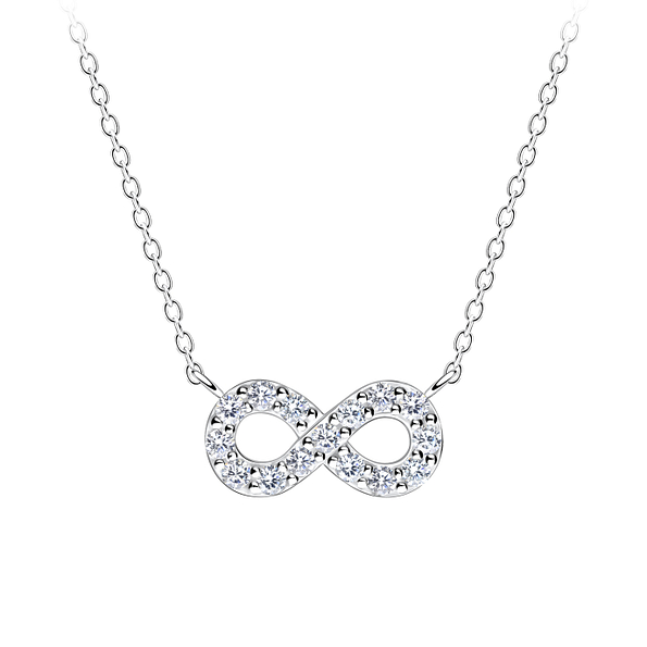 Wholesale Silver Infinity Necklace