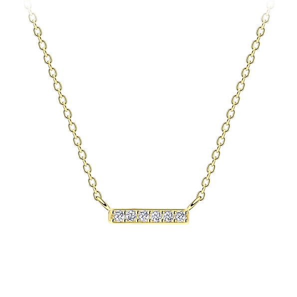 Wholesale Silver Bar Necklace