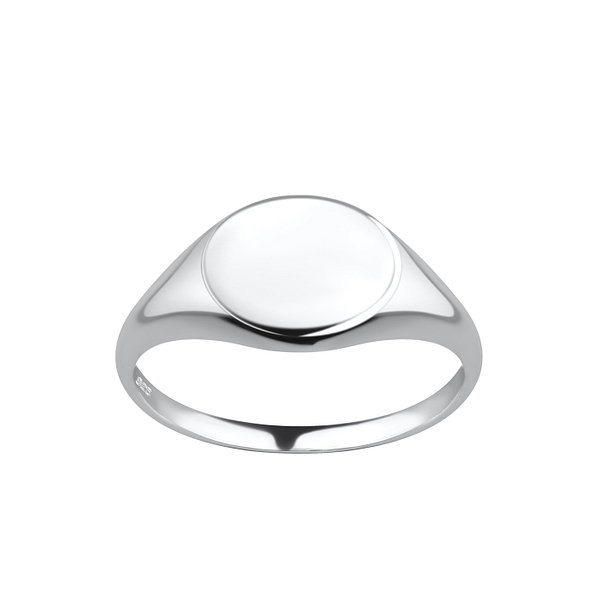 Wholesale Silver Oval Signet Ring