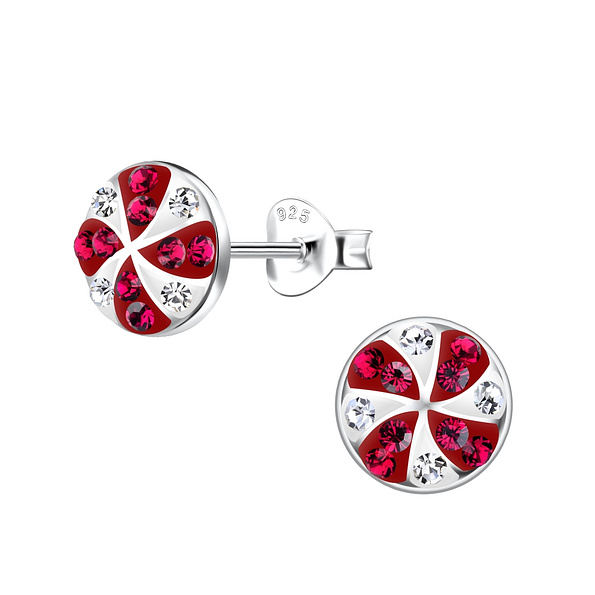 Wholesale Silver Candy Stud Earrings