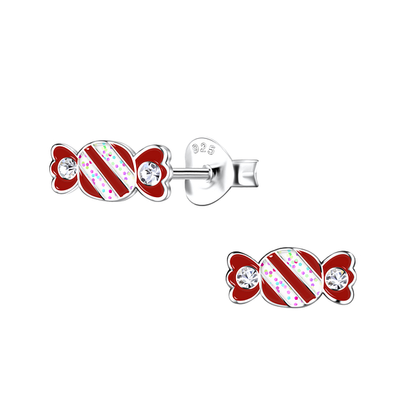 Wholesale Silver Candy Stud Earrings