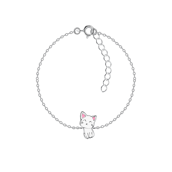 Wholesale Silver Cat Bracelet