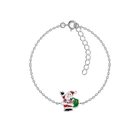 Wholesale Silver Santa Bracelet