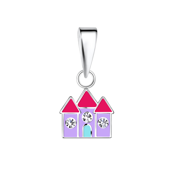 Wholesale Silver Castel Pendant