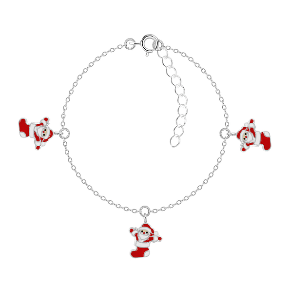 Wholesale Silver Santa Bracelet