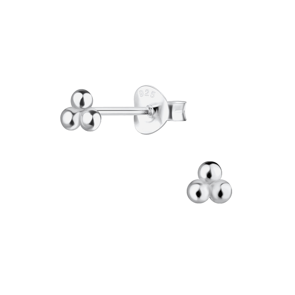 Wholesale Silver Ball Stud Earrings