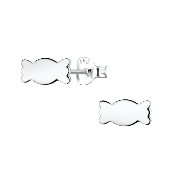 Wholesale Silver Candy Stud Earrings