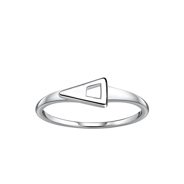 Wholesale Silver Triangle Ring