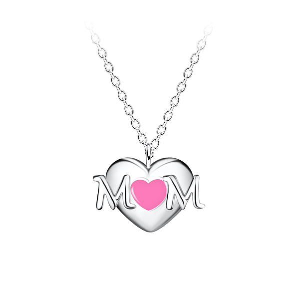 Wholesale Silver Mom Necklace