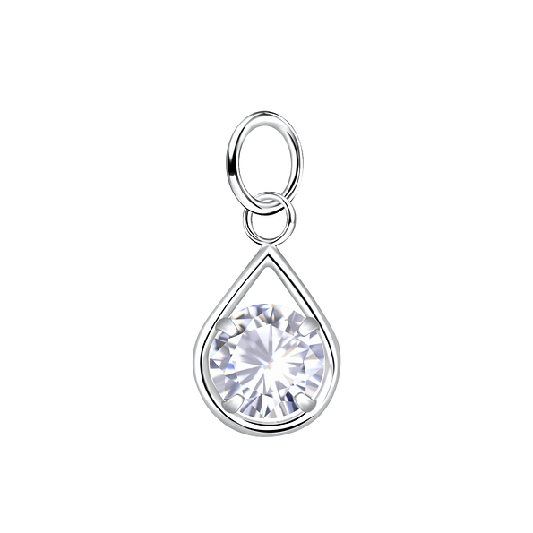 Wholesale Silver Tear Drop Pendant