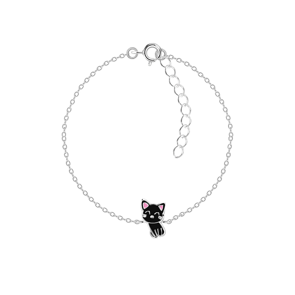 Wholesale Silver Cat Bracelet