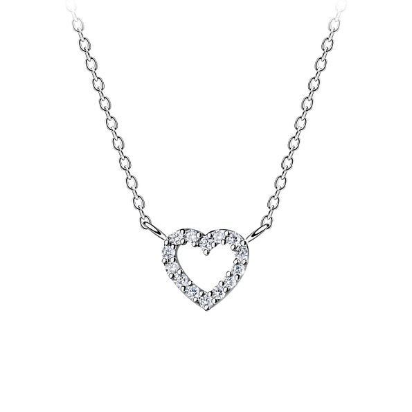 Wholesale Silver Heart Necklace