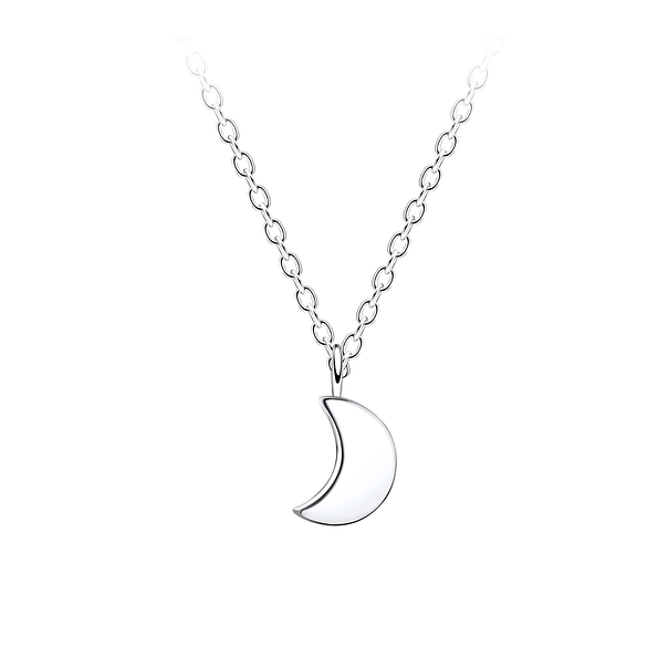 Wholesale Silver Moon Necklace