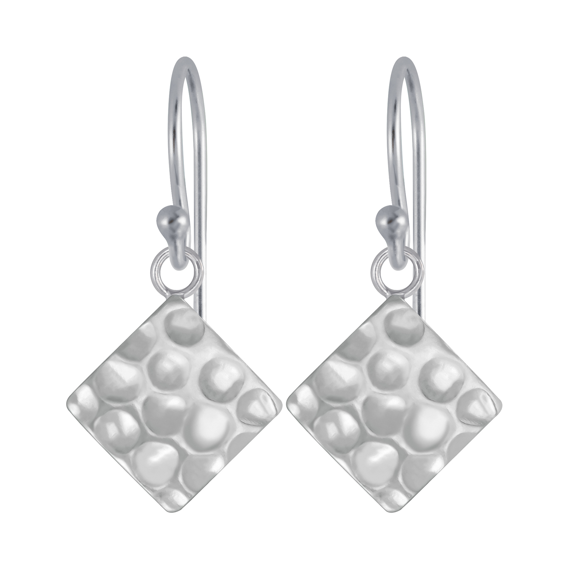 Bray Silver Square Earrings main image 0
