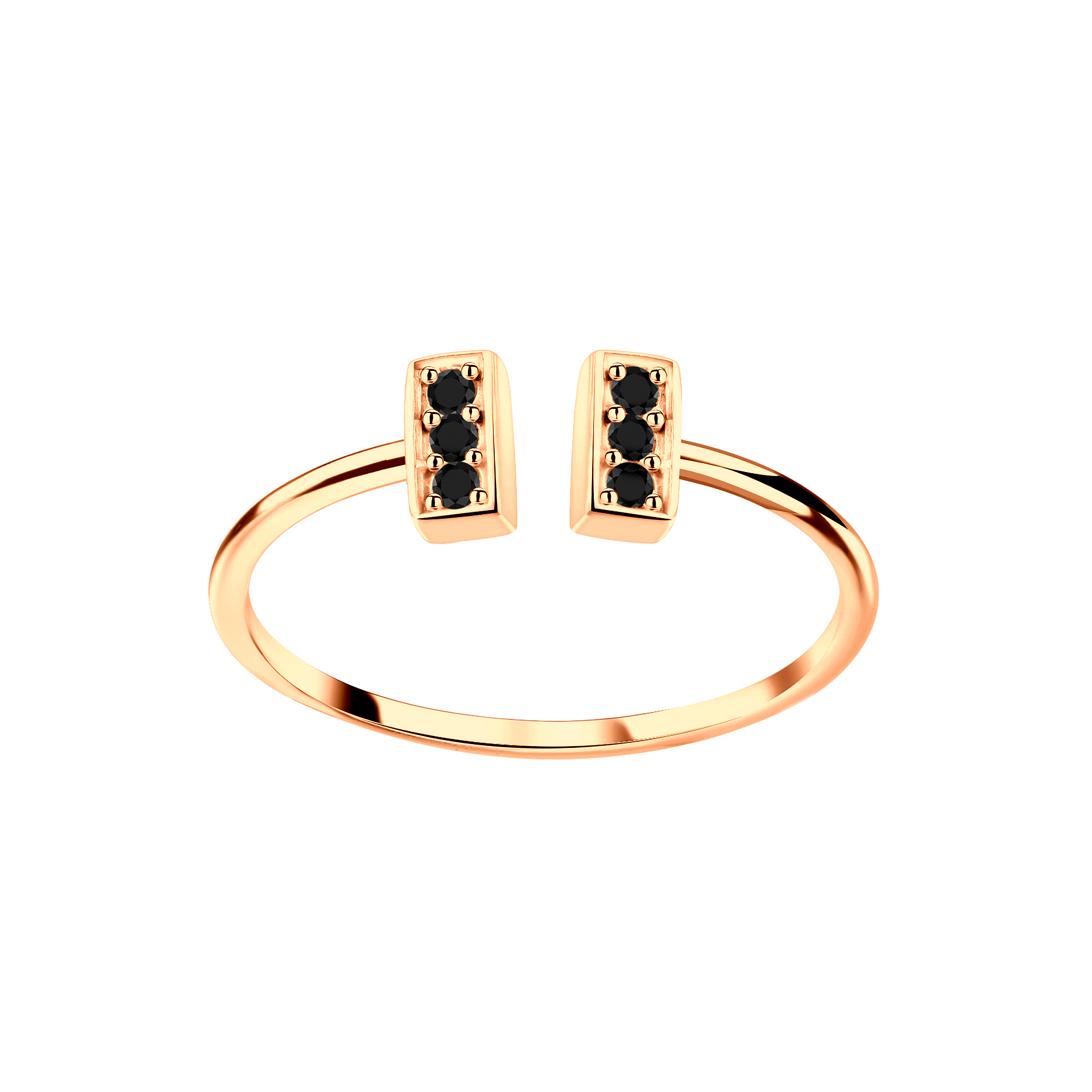 Wide Cork Open Bar Sterling Silver Ring - Simple Band, Sizes 5-10, .925 Sterling Silver, Minimalist Jewelry