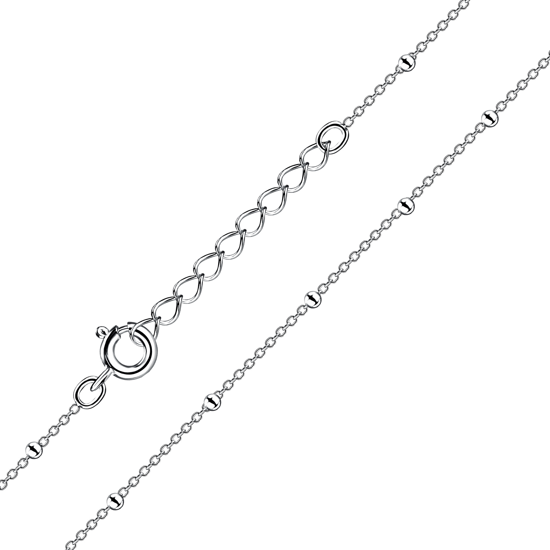 Necklace Chain Satellite Chain Silver Chain,jewelry Necklace Chain Bulk  Chain Wholesale Bulk Chains for Choker Necklace 