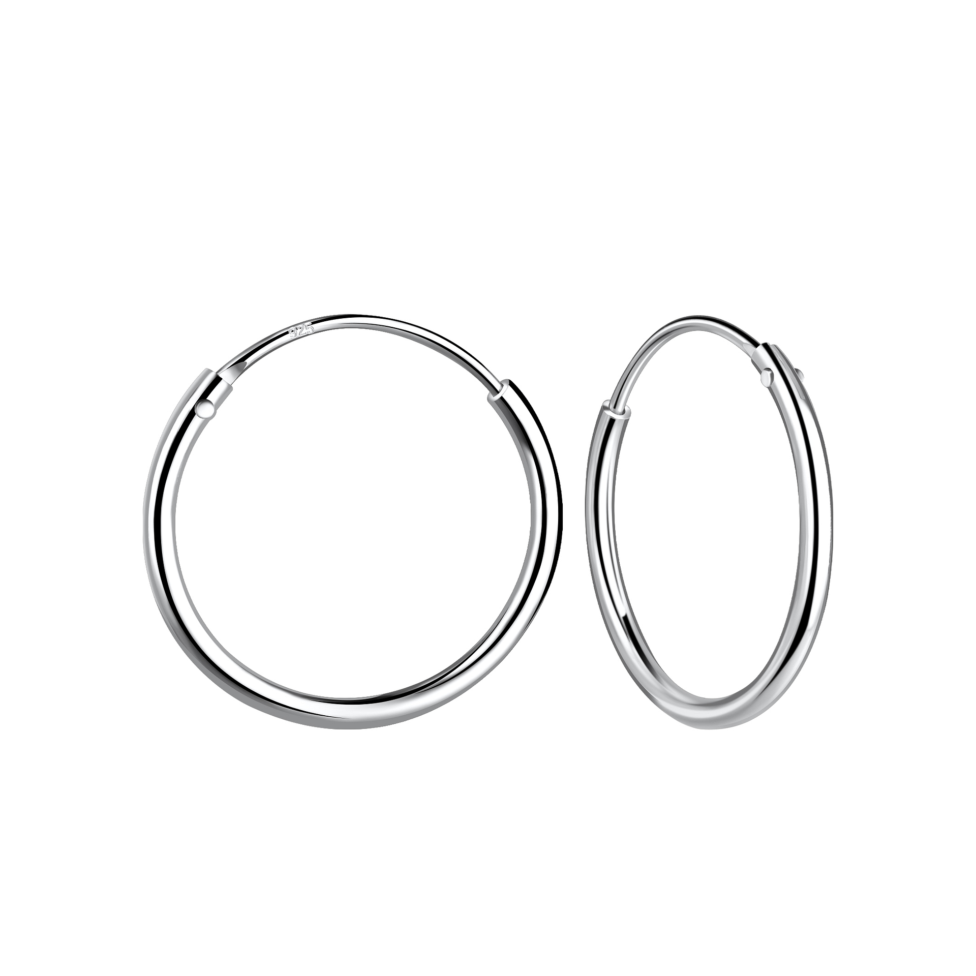 925 Silver Jewelry | Wholesale Silver Sleeper Hoop Earrings Top Supplier