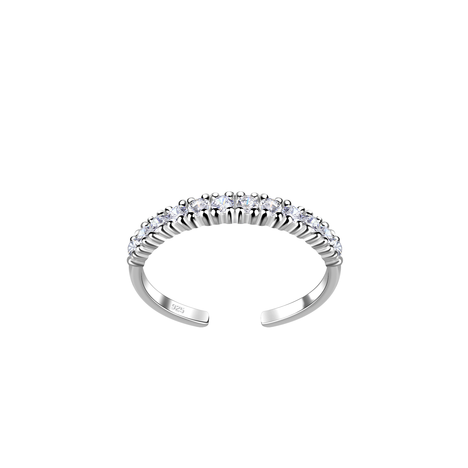 Rosny & Company Inc | Quality Wholesale Jewelry | Sale | Rhodium Plated Ring  created with Swarovski crystals