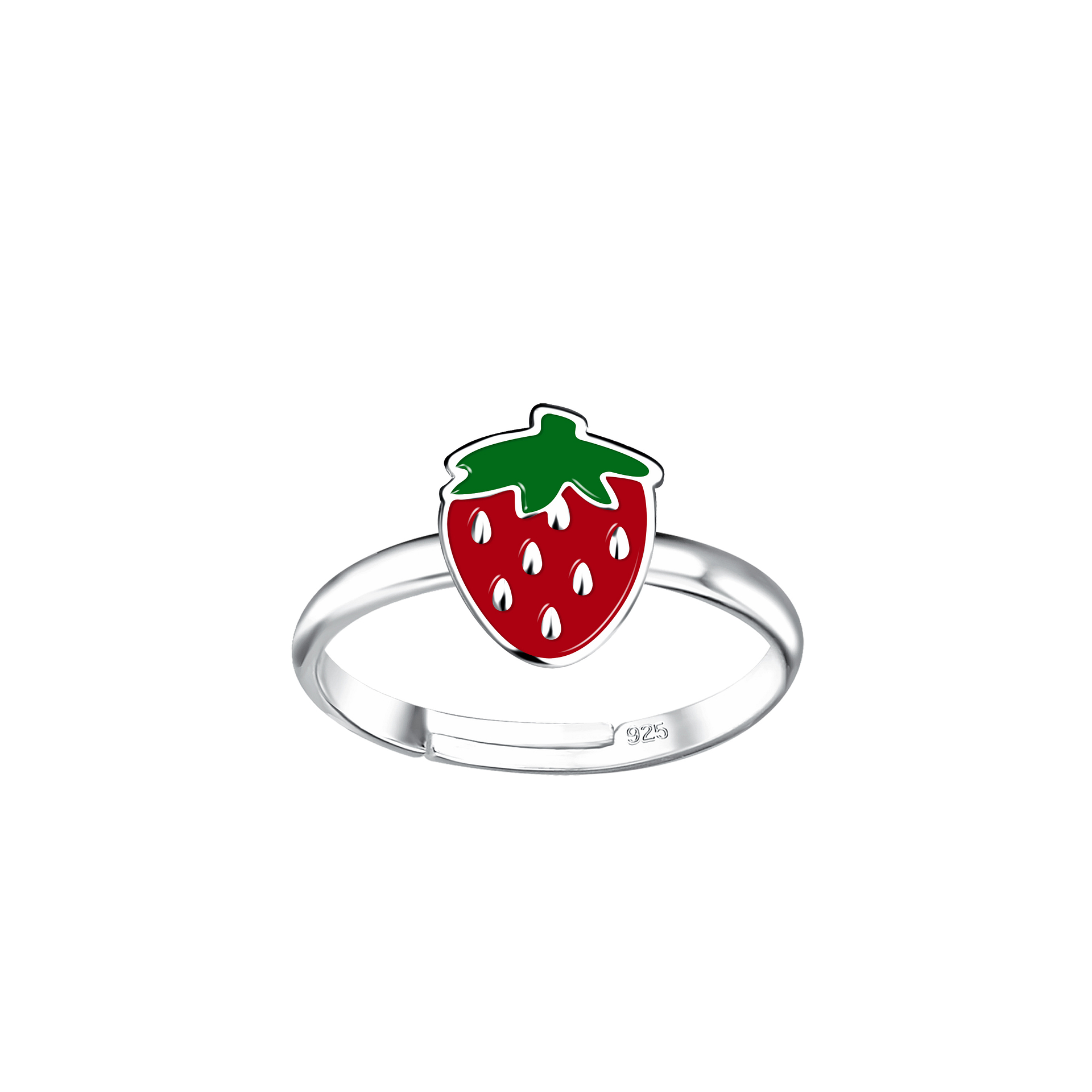 Meadowlark Strawberry Ring Set - Sterling Silver Ruby main image 1